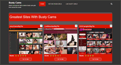 Desktop Screenshot of bustycams.net